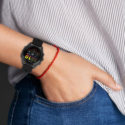 For Garmin Forerunner 265 22mm Solid Color Silicone Watch Band(Pine Green) by bashfashion