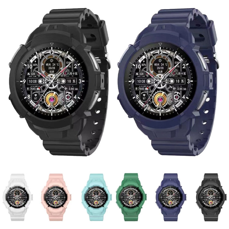 For Samsung Galaxy Watch5 44mm Silicone Sport Solid Color Watch Band(Black) by bashfashion