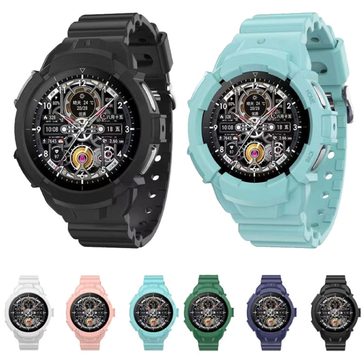 For Samsung Galaxy Watch5 Pro 45mm Silicone Sport Solid Color Watch Band(Green) by bashfashion