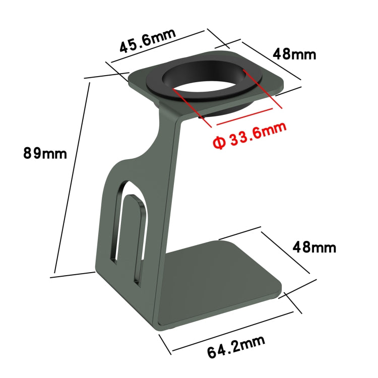 For Samsung Galaxy Watch4 / Watch3 / Active2 / Active Aluminum Alloy Metal Watch Charging Stand without Charger by bashfashion