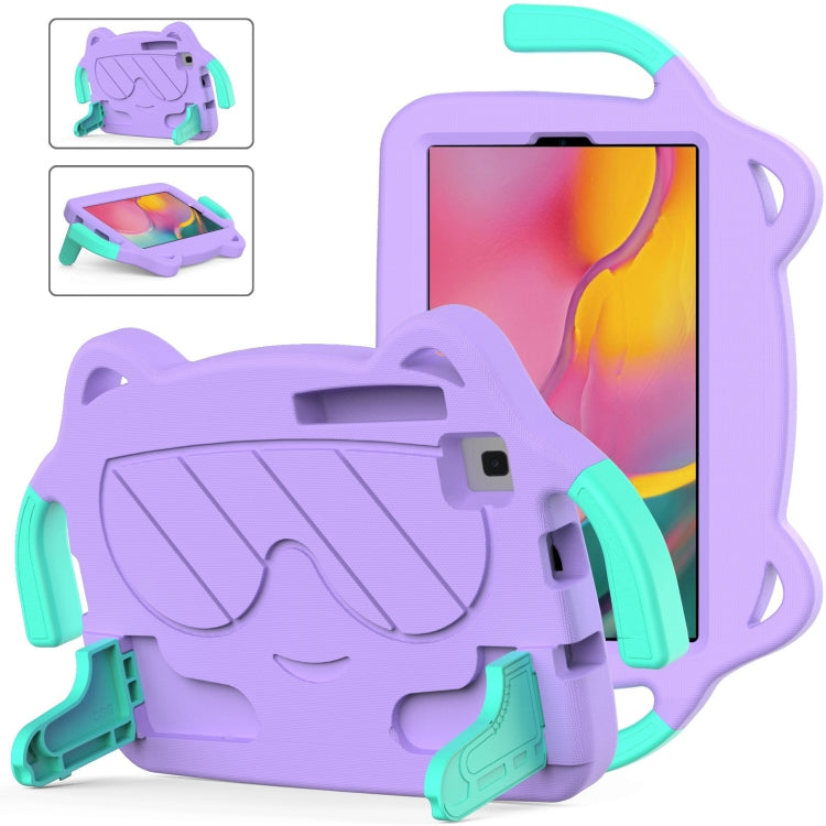 For Samsung Galaxy Tab A7 Lite 8.7 T220 / T225 Ice Baby EVA Shockproof Hard PC Tablet Case(Light Purple) by bashfashion