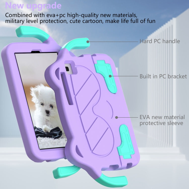 For Samsung Galaxy Tab A7 Lite 8.7 T220 / T225 Ice Baby EVA Shockproof Hard PC Tablet Case(Light Purple) by bashfashion