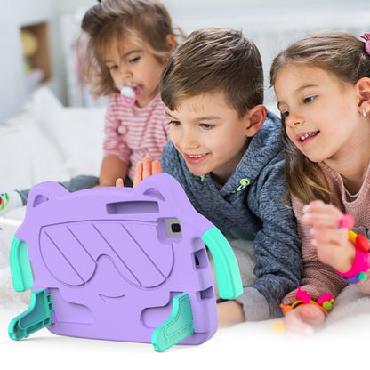 For Samsung Galaxy Tab A7 Lite 8.7 T220 / T225 Ice Baby EVA Shockproof Hard PC Tablet Case(Light Purple) by bashfashion