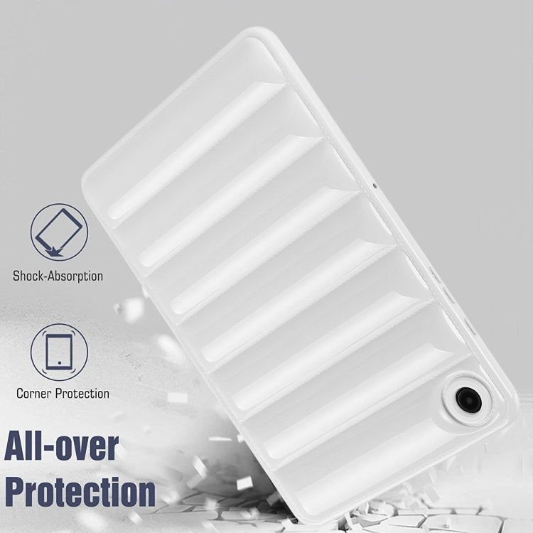 For Samsung Galaxy Tab S7 T870 / S8 X700 Eiderdown Cushion Shockproof Tablet Case(White) by bashfashion