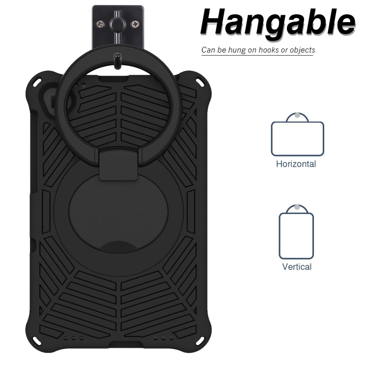 For Samsung Galaxy Tab A 10.1 2019 T510 Spider King Silicone Protective Tablet Case(Black) by bashfashion