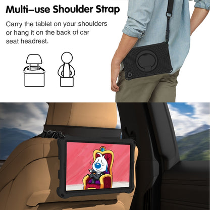 For Samsung Galaxy Tab A 10.1 2019 T510 Spider King Silicone Protective Tablet Case(Black) by bashfashion