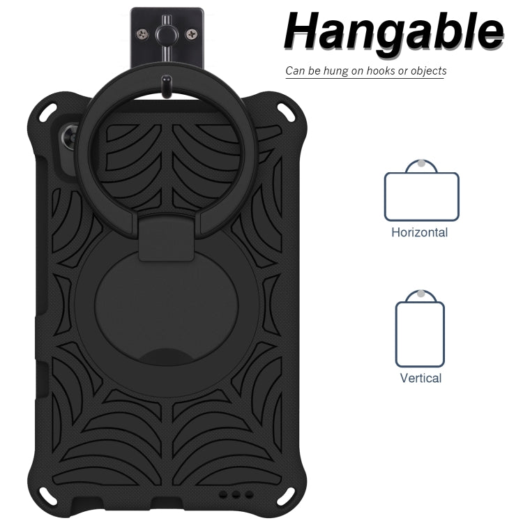 For Samsung Galaxy Tab A 8.4 2020 SM-T307 Spider King Silicone Protective Tablet Case(Black) by bashfashion