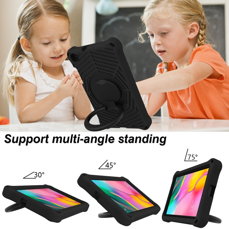 For Samsung Galaxy Tab A 8 SM-T290 Spider King Silicone Protective Tablet Case(Black) by bashfashion