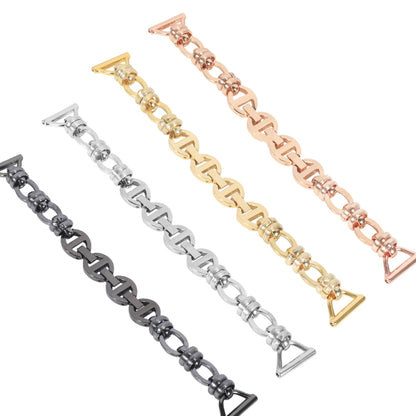 20mm Universal Metal Screw Chain Watch Band(Gold) by bashfashion