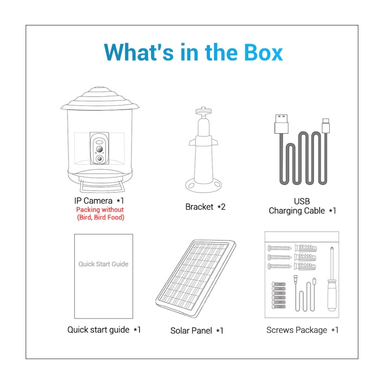 ESCAM PT389 IP66 Waterproof 2MP PIR Motion Detection Two-way Audio Night Vision WiFi Camera with AI Bird Recognition Bird Watching House by ESCAM