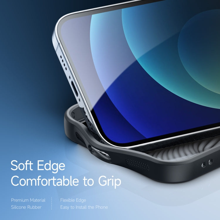 For iPhone 12 DUX DUCIS Aimo Series Frosted Feel Phone Case(Black) by DUX DUCIS