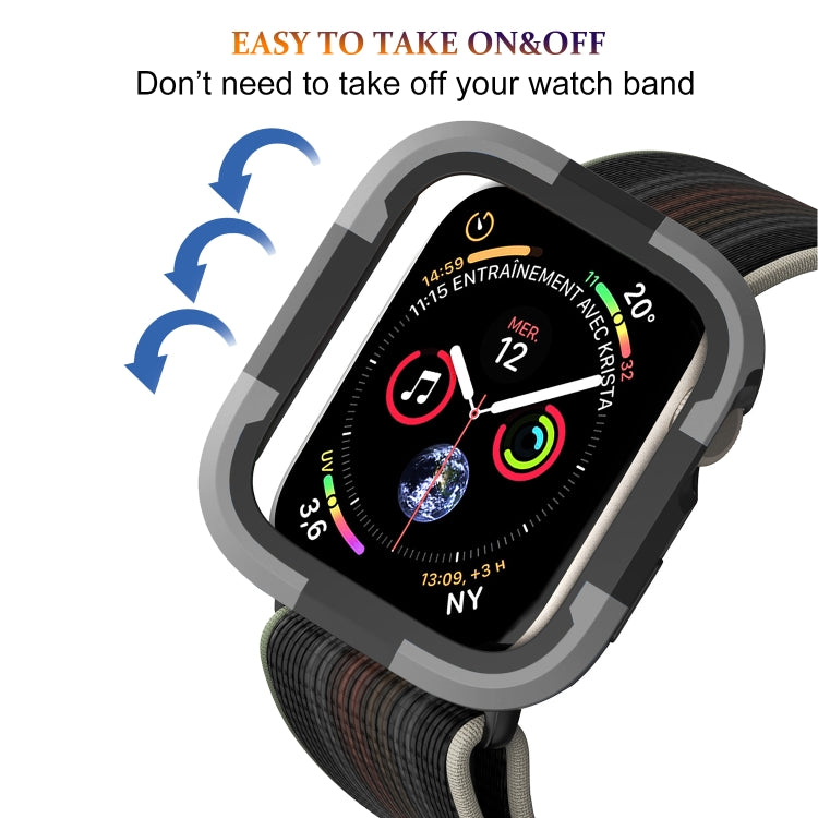 For Apple Watch Ultra 3 / 2 / 1 49mm Armor Frame Watch Case(Grey) by bashfashion