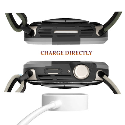 For Apple Watch Ultra 3 / 2 / 1 49mm Armor Frame Watch Case(Grey) by bashfashion