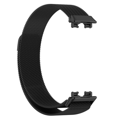 For Huawei Band 10 / 9 / 8 Milanese Metal Watch Band(Black) by bashfashion