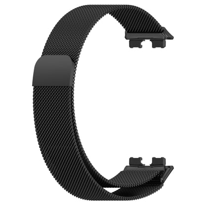 For Huawei Band 10 / 9 / 8 Milanese Metal Watch Band(Black) by bashfashion