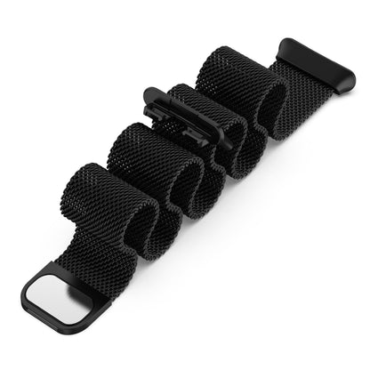 For Huawei Band 10 / 9 / 8 Milanese Metal Watch Band(Black) by bashfashion