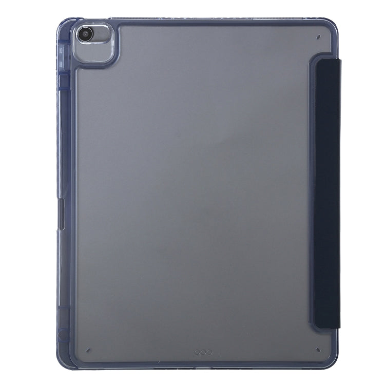 For iPad 10.2 2021 / 2020 / 10.5 Clear Acrylic Deformation Leather Tablet Case(Black) by bashfashion
