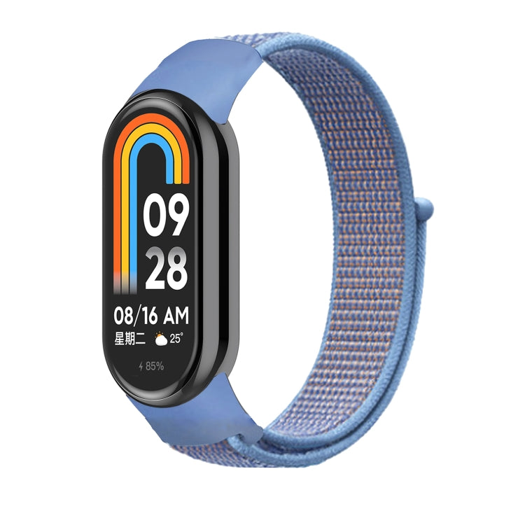 For Xiaomi Mi Band 8 Loop Nylon Watch Band(Blue) by bashfashion