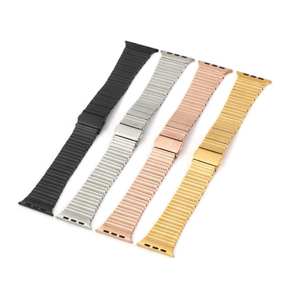 Ocean Metal Replacement Watch Band For Apple Watch 4 44mm(Gold) by bashfashion