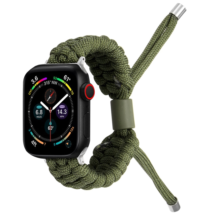 Stretch Plain Silicone Bean Watch Band For Apple Watch 2 42 mm(Army Green) by bashfashion