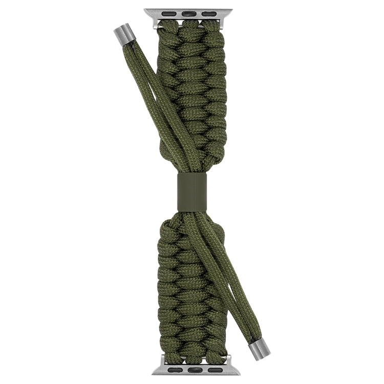 Stretch Plain Silicone Bean Watch Band For Apple Watch 2 42 mm(Army Green) by bashfashion