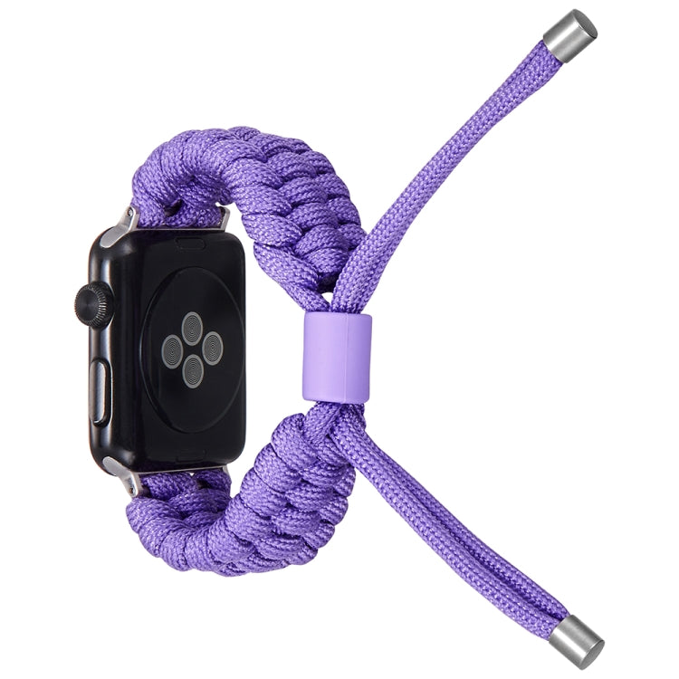 Stretch Plain Silicone Bean Watch Band For Apple Watch 2 42 mm(Light Purple) by bashfashion