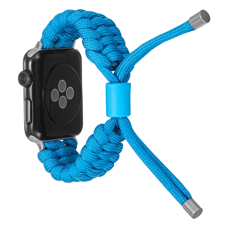 Stretch Plain Silicone Bean Watch Band For Apple Watch 2 42 mm(Sky Blue) by bashfashion