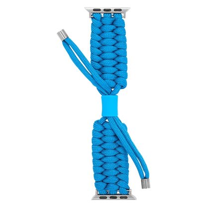 Stretch Plain Silicone Bean Watch Band For Apple Watch Ultra 2 49mm(Sky Blue) by bashfashion