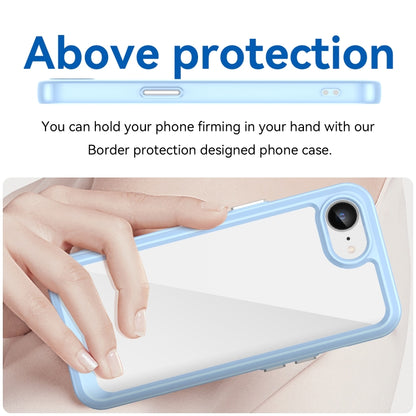 For iPhone 16e Colorful Series Acrylic + TPU Phone Case(Blue) by bashfashion