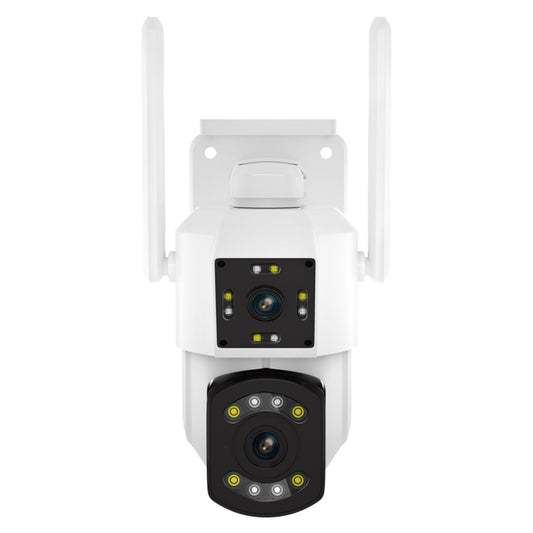 ESCAM PT210 2x3MP Dual Lens Dual Screen Monitor WiFi Camera Support Two-way Voice & Motion Detection & Cloud Storage(EU Plug) by ESCAM