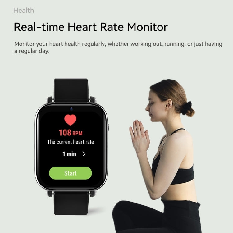 Z20 1.75 inch Screen 4G LTE Smart Watch Android 9 OS 4GB+128GB(Black) by bashfashion