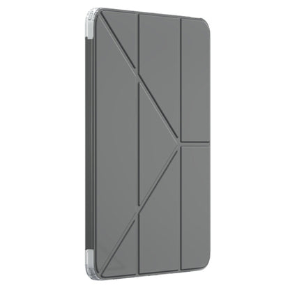 For iPad Pro 11 2025 / 2024 Mutural Deformation Stand Smart Leather Tablet Case(Black) by Mutural