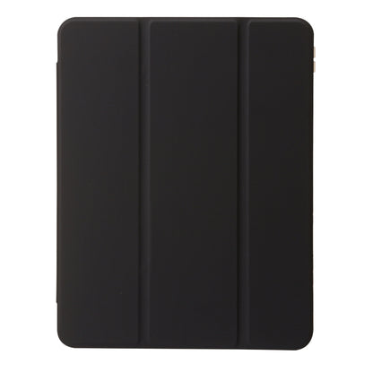 For iPad 2025 / 2022 Clear Acrylic 3-Fold Leather Tablet Case(Black) by bashfashion