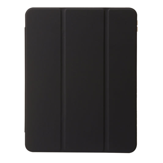 For iPad 2025 / 2022 Clear Acrylic 3-Fold Leather Tablet Case(Black) by bashfashion