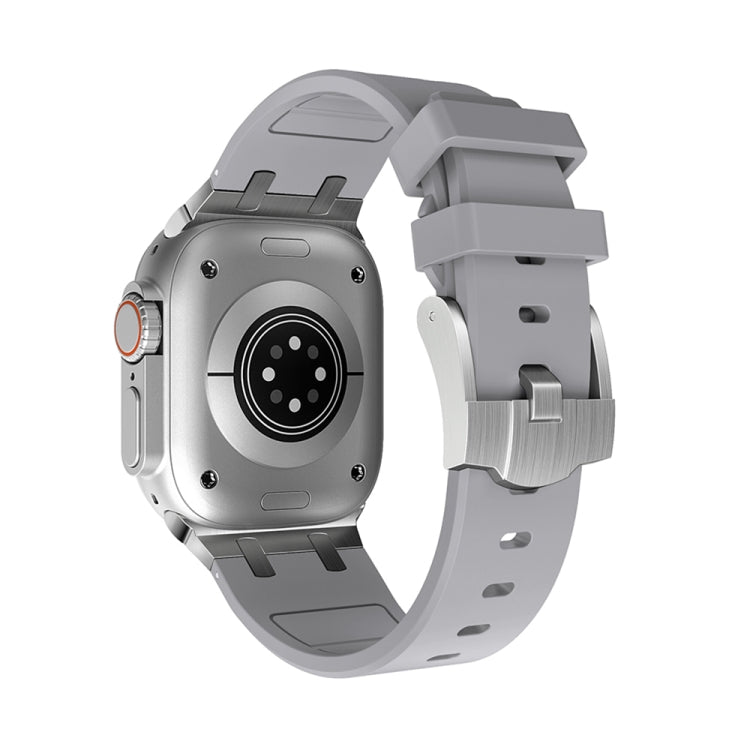 AP Silicone Watch Band For Apple Watch 5 40mm(Silver Grey) by bashfashion