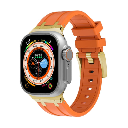 AP Silicone Watch Band For Apple Watch 2 38mm(Gold Orange) by bashfashion