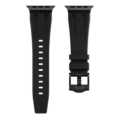AP Silicone Watch Band For Apple Watch 2 42mm(Black Black) by bashfashion