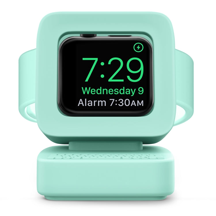 For Apple Watch 44/42/40/38mm Retro Watch Stand Holder(Mint Green) by bashfashion