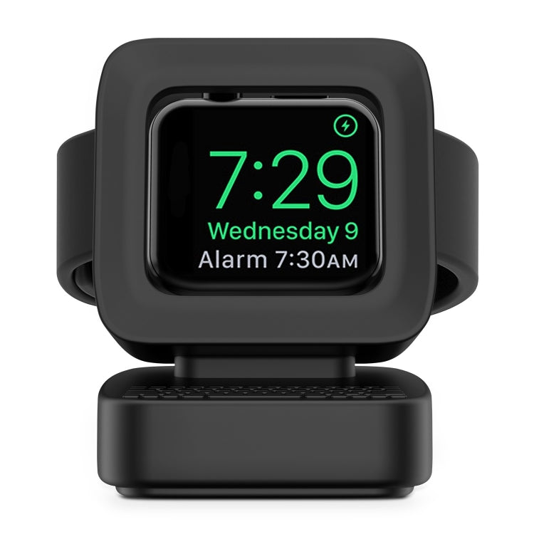 For Apple Watch 44/42/40/38mm Retro Watch Stand Holder(Black) by bashfashion