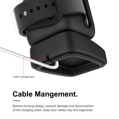 For Apple Watch 44/42/40/38mm Retro Watch Stand Holder(Black) by bashfashion