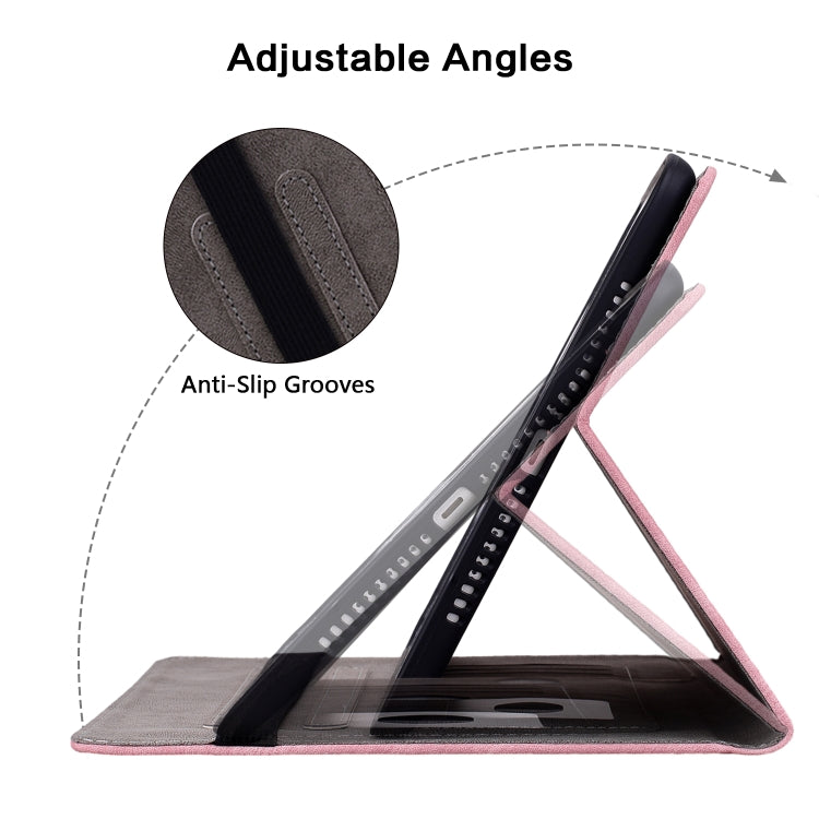 For Samsung Galaxy Tab A 9.7 T550 T555 Butterfly Rose Embossed Leather Tablet Case(Pink) by bashfashion