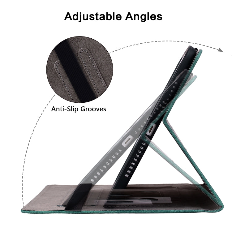 For Samsung Galaxy Tab S2 9.7 T810 T815 Butterfly Rose Embossed Leather Tablet Case(Green) by bashfashion