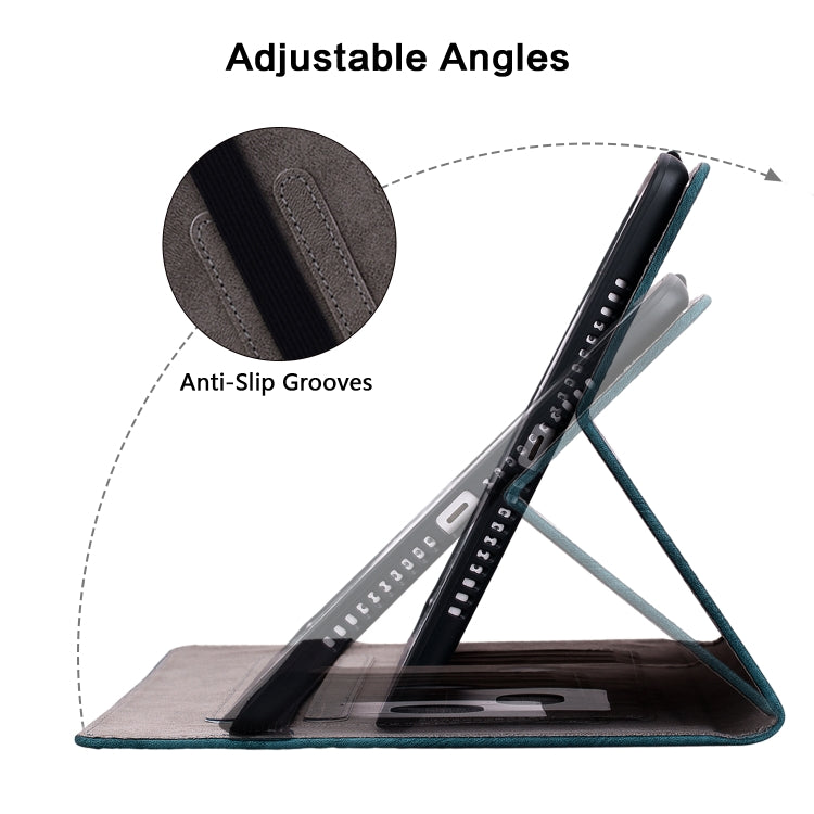 For Samsung Galaxy Tab S2 9.7 T810 T815 Butterfly Rose Embossed Leather Tablet Case(Dark Blue) by bashfashion