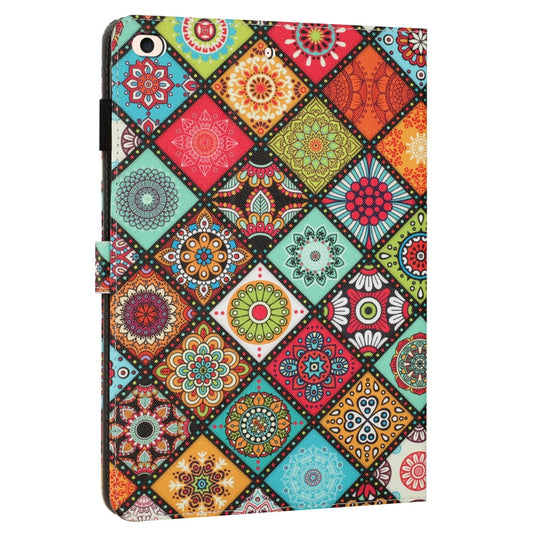 For iPad mini 5 / 4 / 3 / 2 / 1 Painted Leather Smart Tablet Case(Ethnic Style) by bashfashion