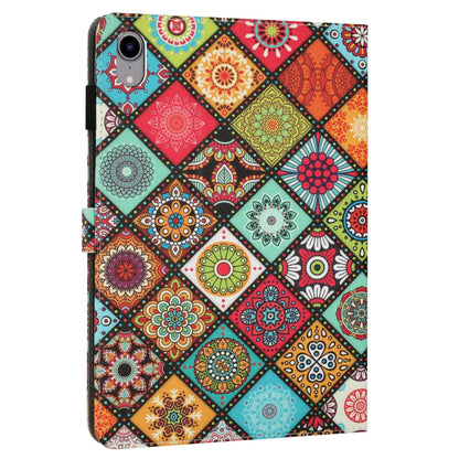For iPad mini 6 / mini 2024 Painted Leather Smart Tablet Case(Ethnic Style) by bashfashion
