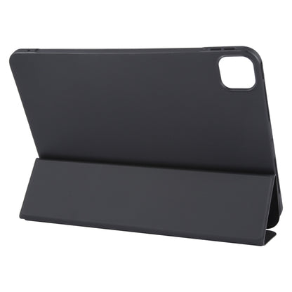For iPad Pro 11 2025 / 2024 GEBEI 3-folding Holder Shockproof Flip Leather Tablet Case(Black) by GEBEI