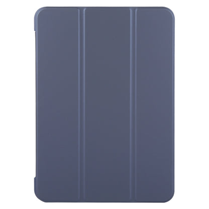 For iPad Pro 13 2025 / 2024 GEBEI 3-folding Holder Shockproof Flip Leather Tablet Case(Dark Blue) by GEBEI