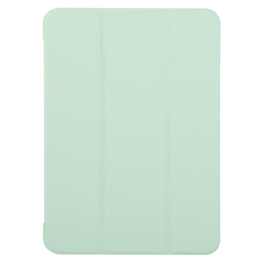 For iPad Pro 13 2025 / 2024 GEBEI 3-folding Holder Shockproof Flip Leather Tablet Case(Green) by GEBEI