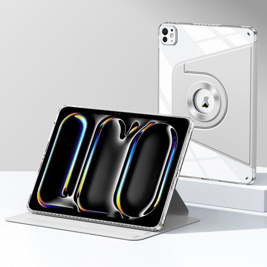 For iPad Pro 11 2025 / 2024 Magnetic Split Leather Smart Tablet Case(Grey) by bashfashion