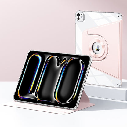 For iPad Pro 13 2025 / 2024 Magnetic Split Leather Smart Tablet Case(Pink) by bashfashion